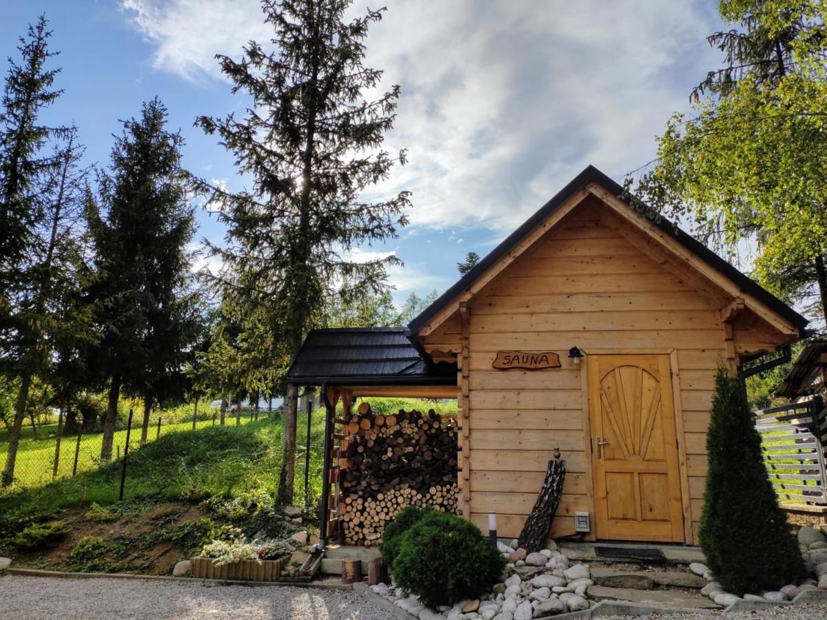Дома для отпуска Borowikowe Zacisze drewniane domy z dostępem do balii i sauny Falsztyn-7