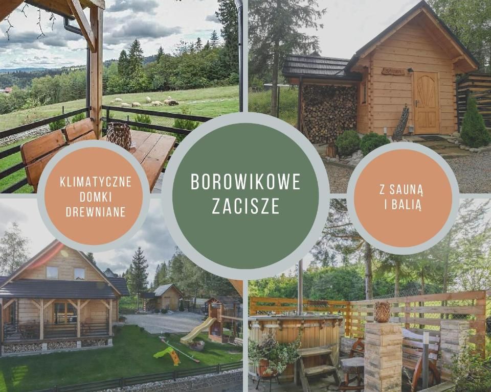 Дома для отпуска Borowikowe Zacisze drewniane domy z dostępem do balii i sauny Falsztyn-79