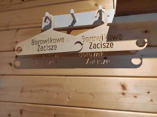 Дома для отпуска Borowikowe Zacisze drewniane domy z dostępem do balii i sauny Falsztyn-4