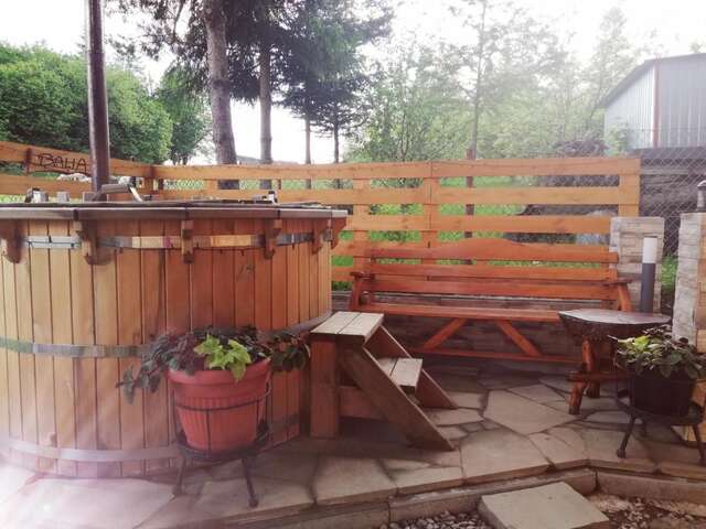 Дома для отпуска Borowikowe Zacisze drewniane domy z dostępem do balii i sauny Falsztyn-26