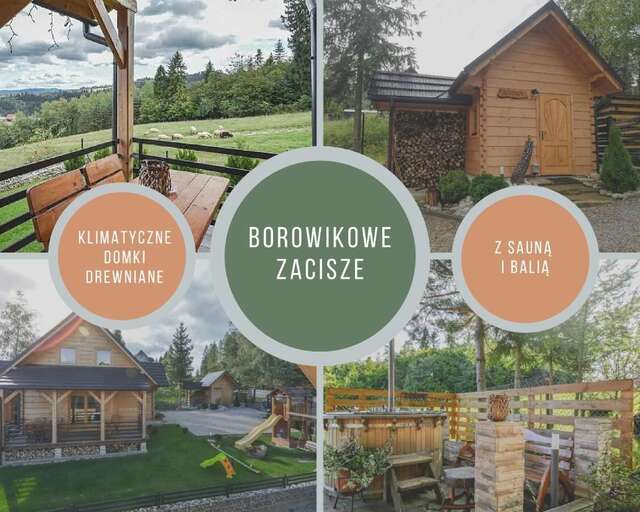 Дома для отпуска Borowikowe Zacisze drewniane domy z dostępem do balii i sauny Falsztyn-28