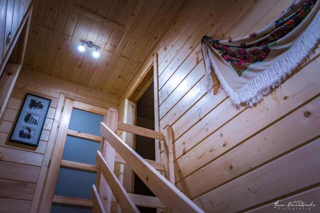 Дома для отпуска Borowikowe Zacisze drewniane domy z dostępem do balii i sauny Falsztyn-44